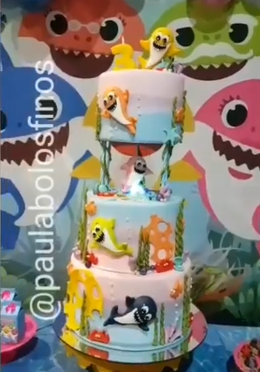 Baby shark rosa