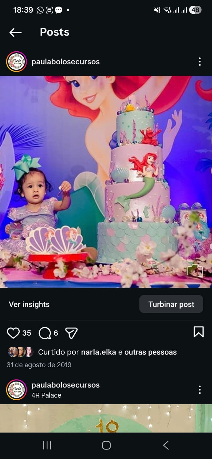 Pequena sereia boneca