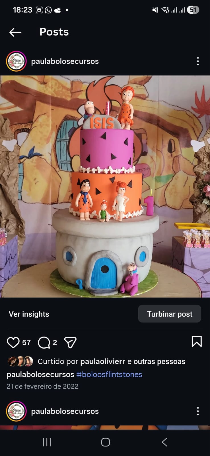 Flintstones pink