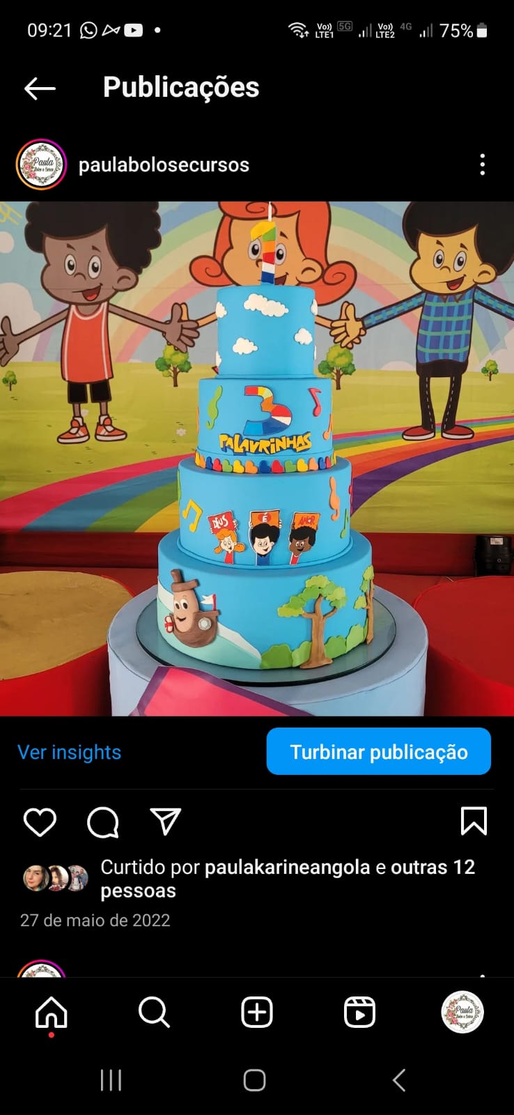 3 palavrinhas azul