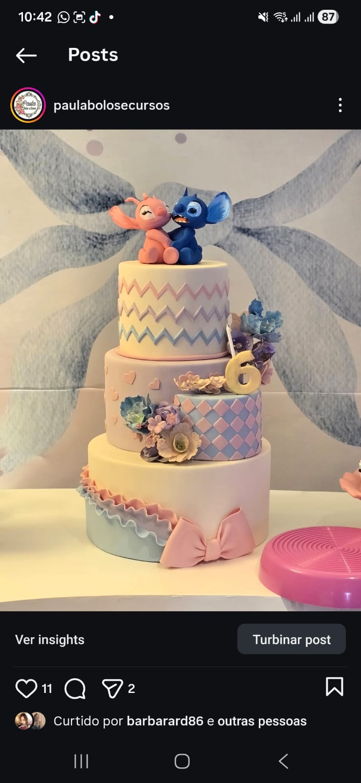 Stitch abraçados