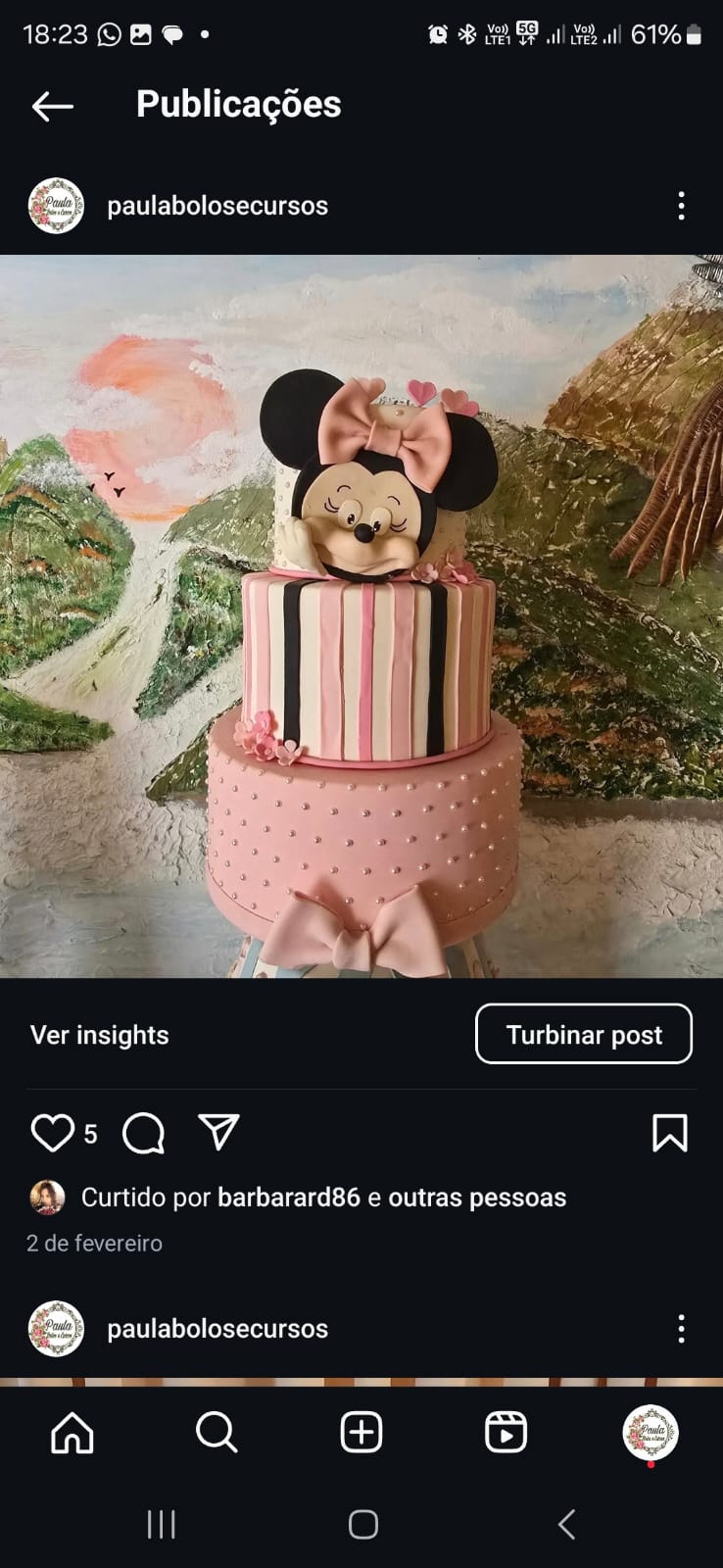 Minie rosa rosto